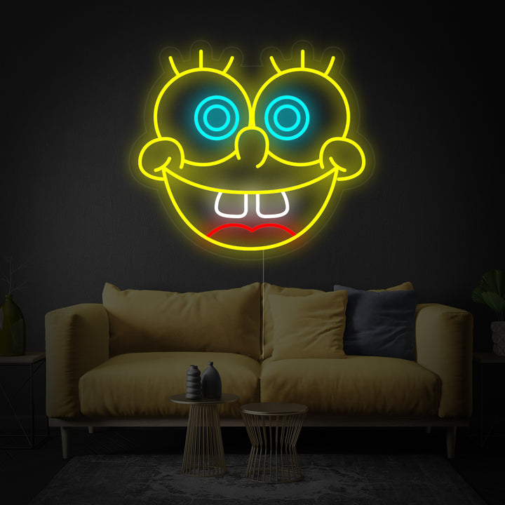 "Bob Cartoon" Enseigne Lumineuse en Néon