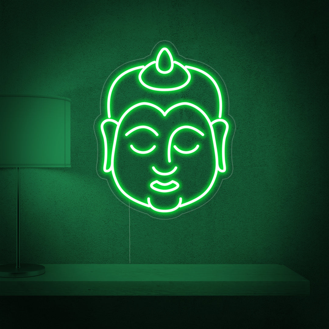 "Buddha" Enseigne Lumineuse en Néon