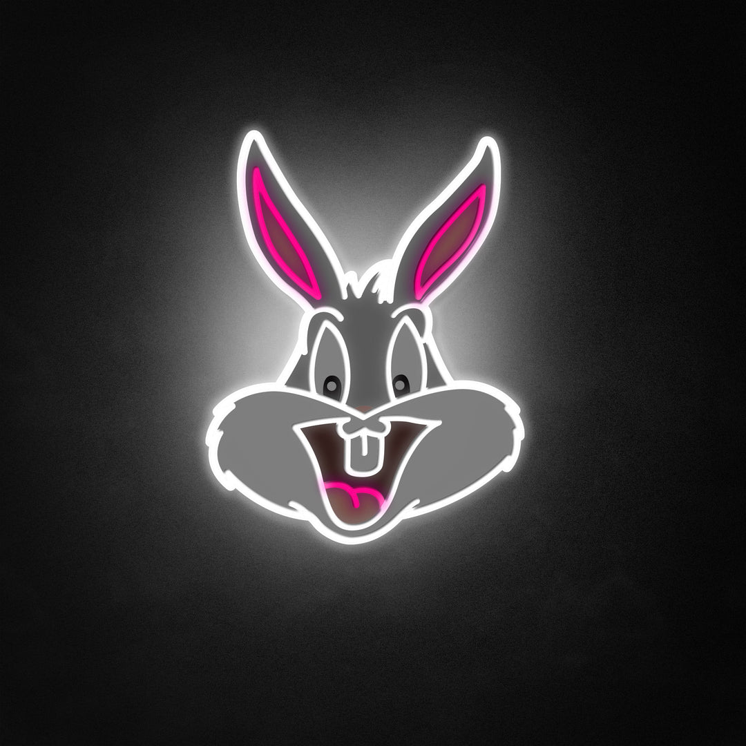 "Bunny, personnage de dessin animé" Neon Like