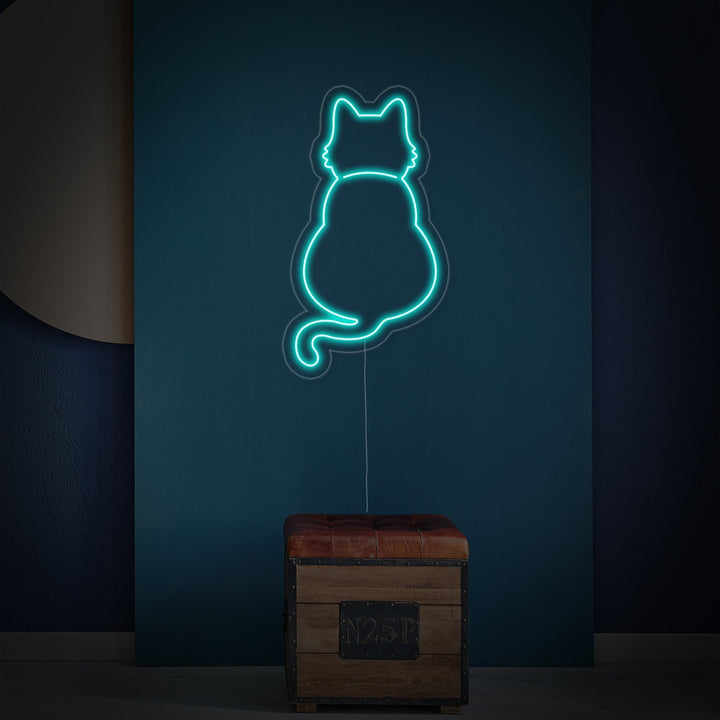 "Chat" Enseigne Lumineuse en Néon