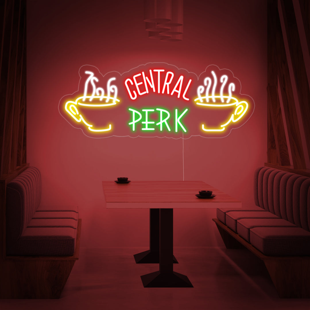 "Central Perk" Enseigne Lumineuse en Néon