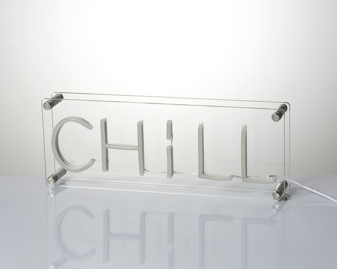 "Chill" Enseigne Néon LED Pour Bureau