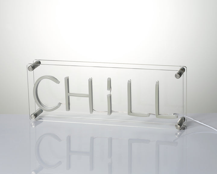 "Chill" Enseigne Néon LED Pour Bureau
