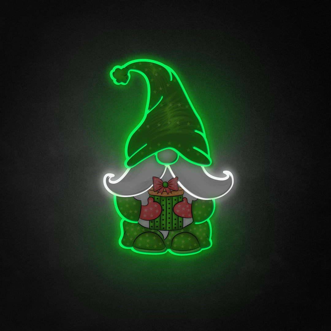 "Gnome de Noël" Neon Like