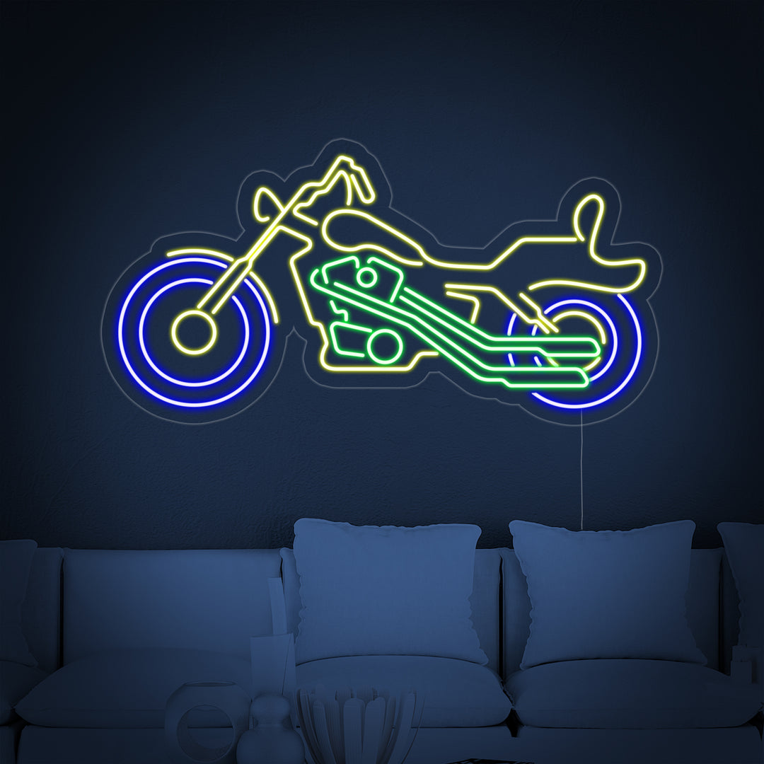 "Cozyle Moto Moto" Enseigne Lumineuse en Néon