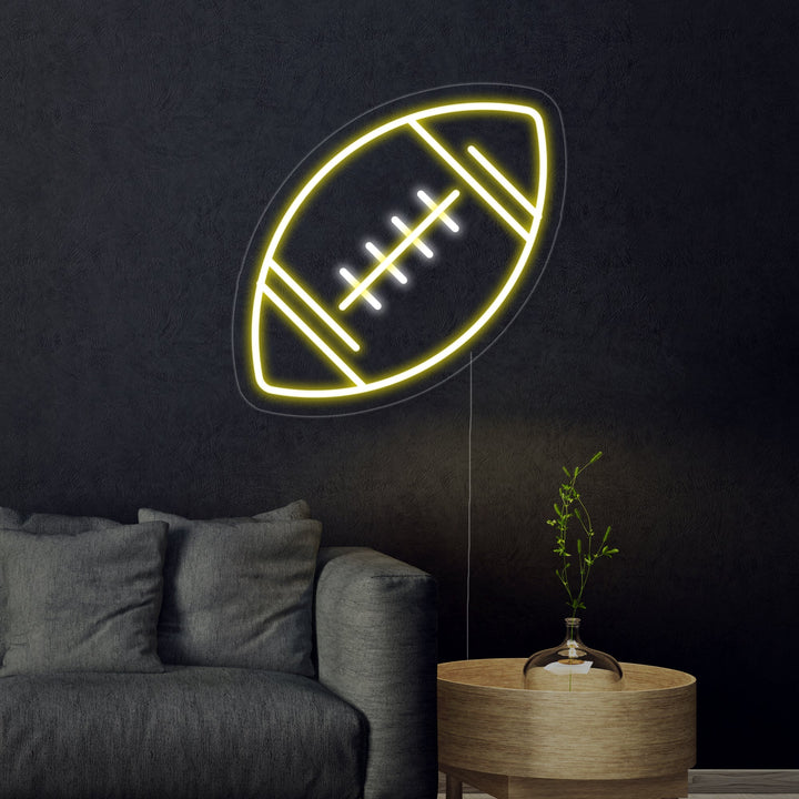"Ballon De Football" Enseigne Lumineuse en Néon