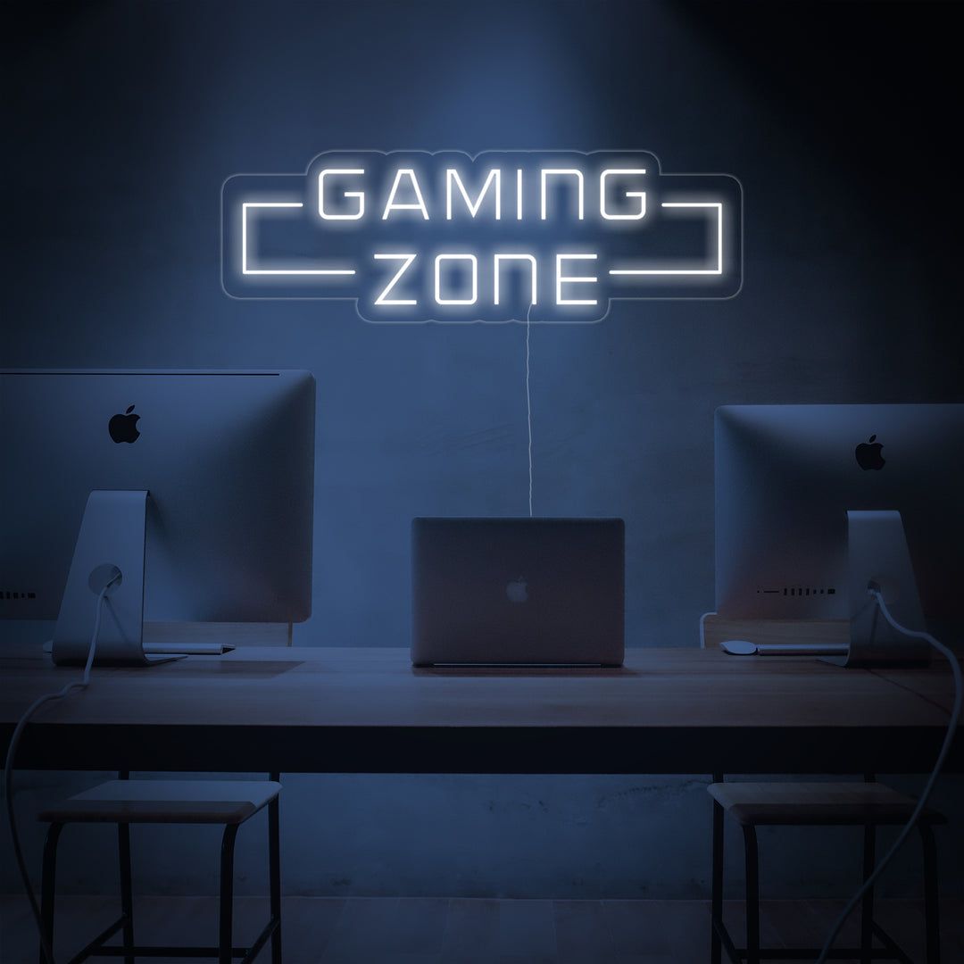 "Game Zone, Game Wall Art" Enseigne Lumineuse en Néon