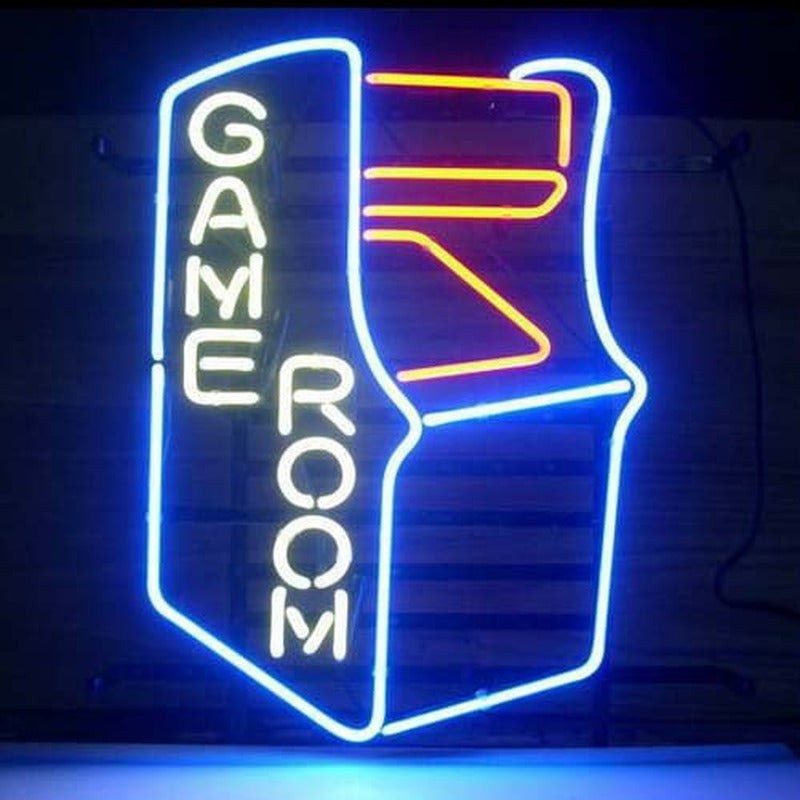 "Game Room, Décoration Murale De Jeu" Enseigne Lumineuse en Néon