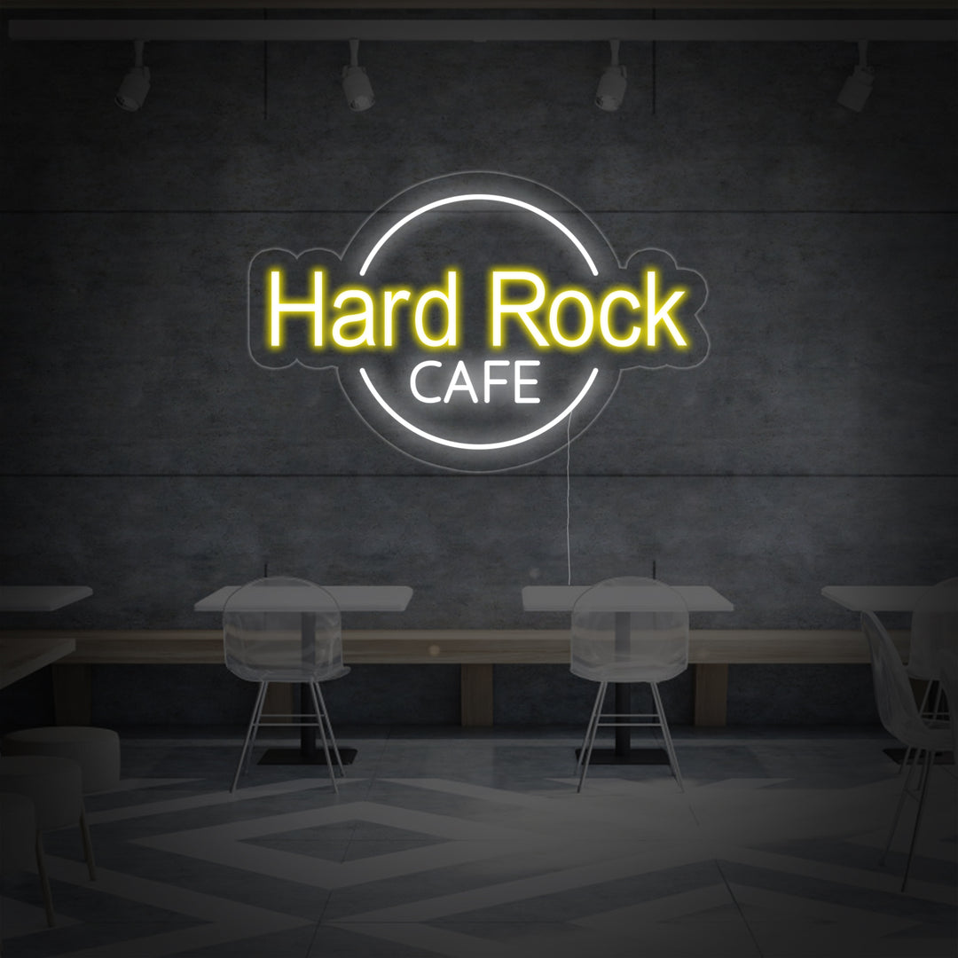 "Hard Rock Cafe" Enseigne Lumineuse en Néon