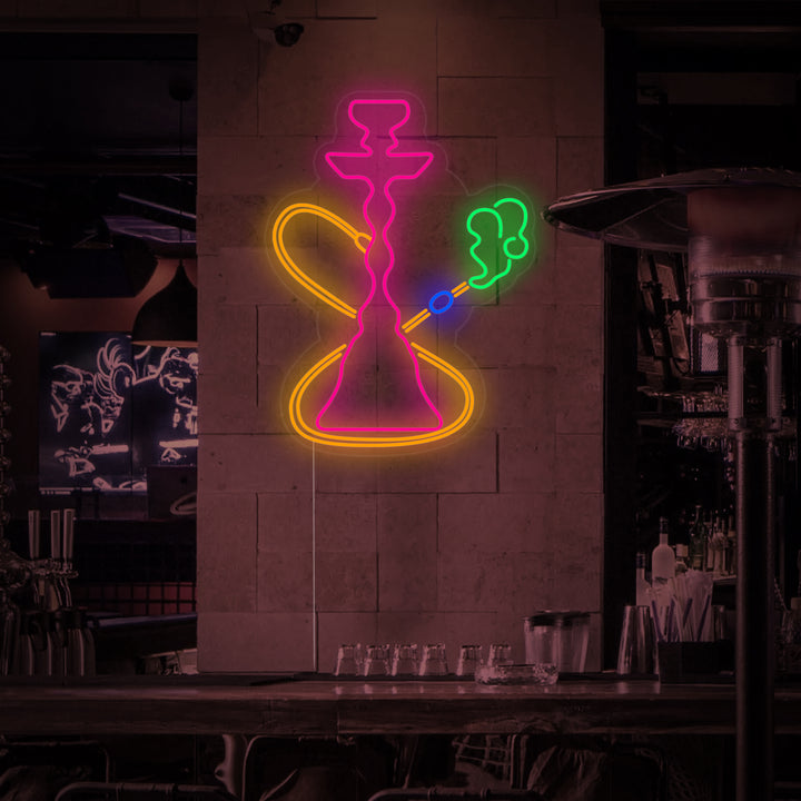 "Bar D'Ambiance Chicha" Enseigne Lumineuse en Néon