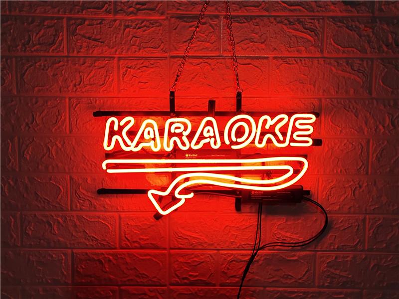 "Karaoke" Enseigne Lumineuse en Néon