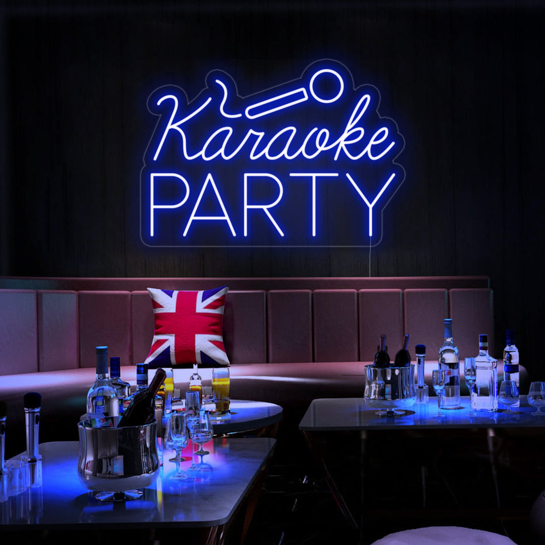 "Karaoke Party" Lumineuse en Néon