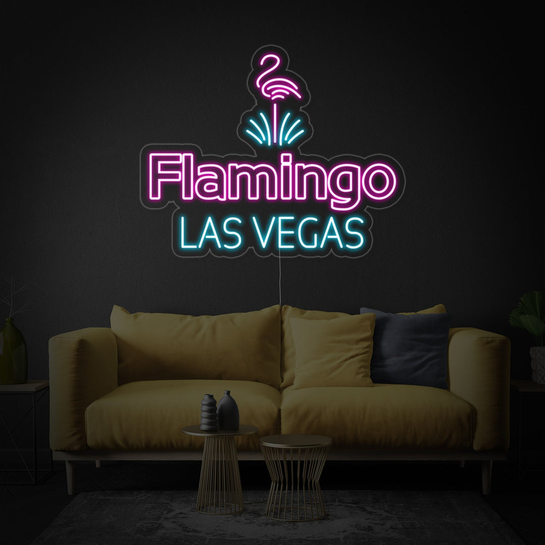 "Flamingo Las Vegas" Enseigne Lumineuse en Néon