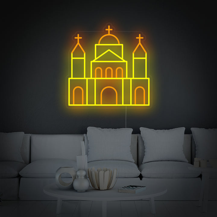 "Cathédrale Saint-Paul De Londres" Enseigne Lumineuse en Néon