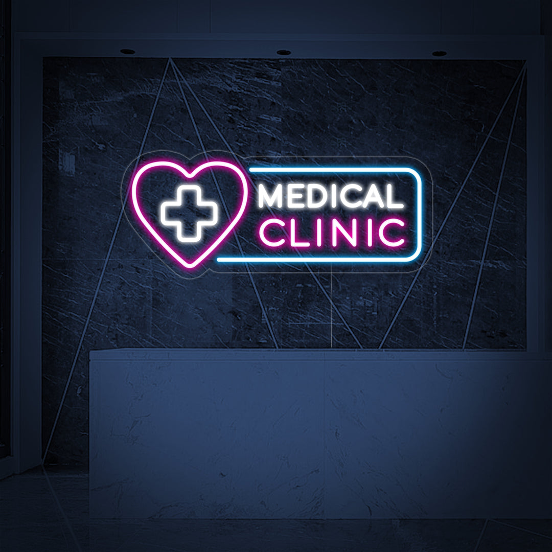 "Medical Clinic" Enseigne Lumineuse en Néon