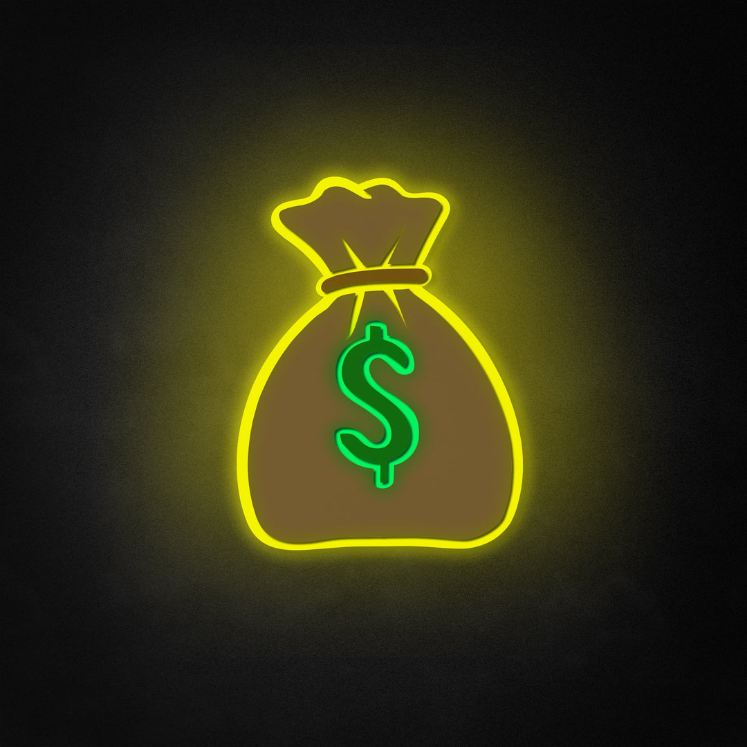 "Money Bag" Neon Like