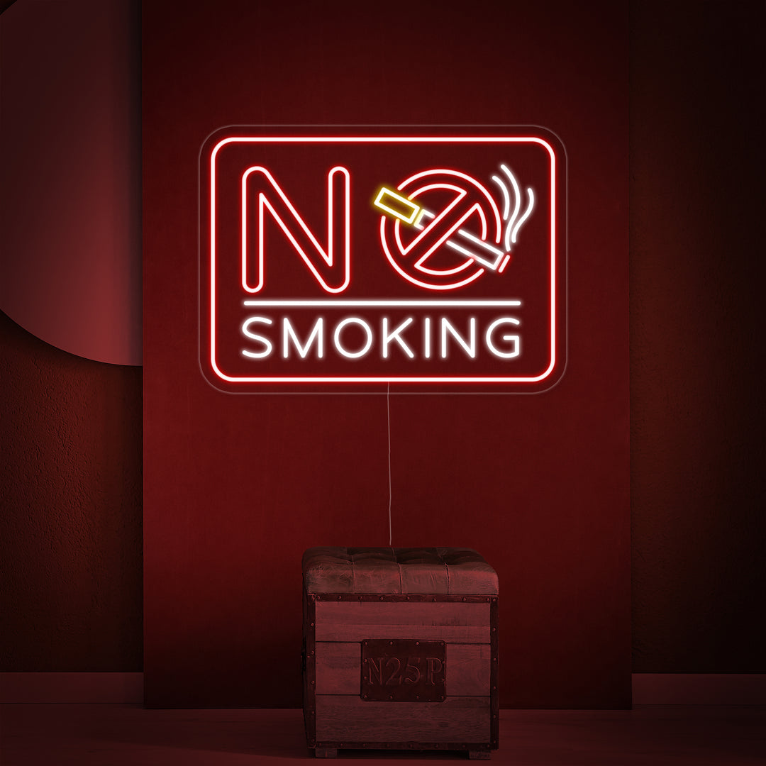 "No Smoking" Enseigne Lumineuse en Néon