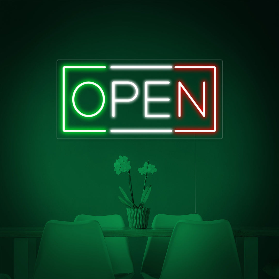 "open, Restaurant italien" Lumineuse en Néon