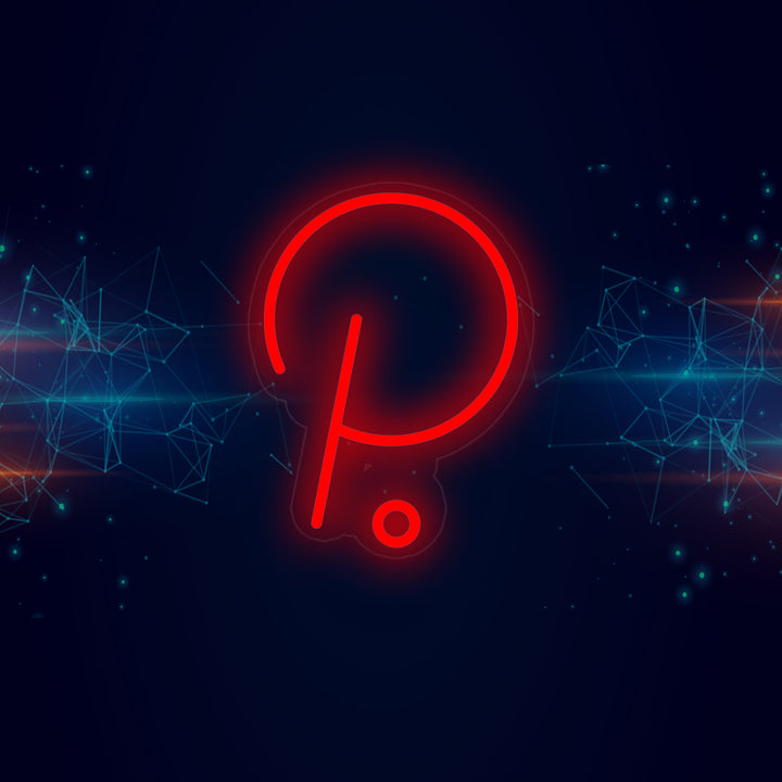 "Logo Polkadot" Enseigne Lumineuse en Néon