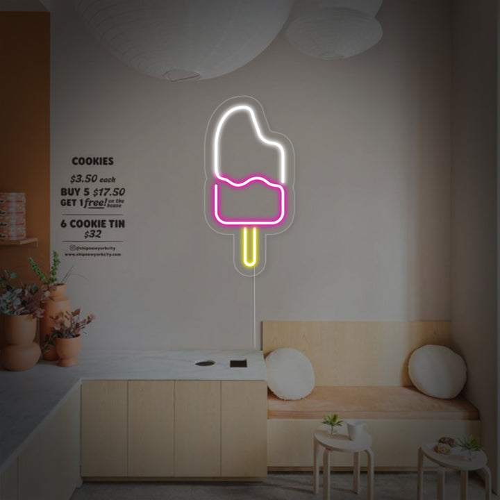 "Popsicle" Enseigne Lumineuse en Néon