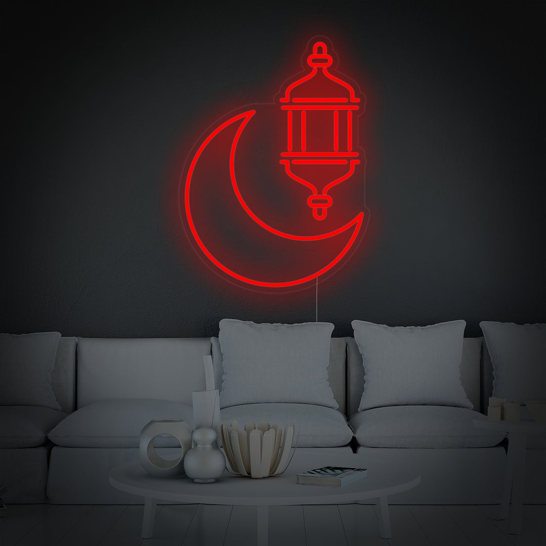 "Ramadan Kareem Couverture Fête Arabe" Enseigne Lumineuse en Néon