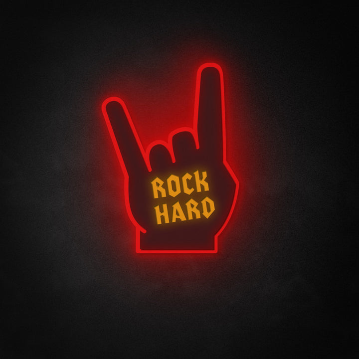 "Rock Hard, rock and roll, gestes de ventilateurs" Neon Like