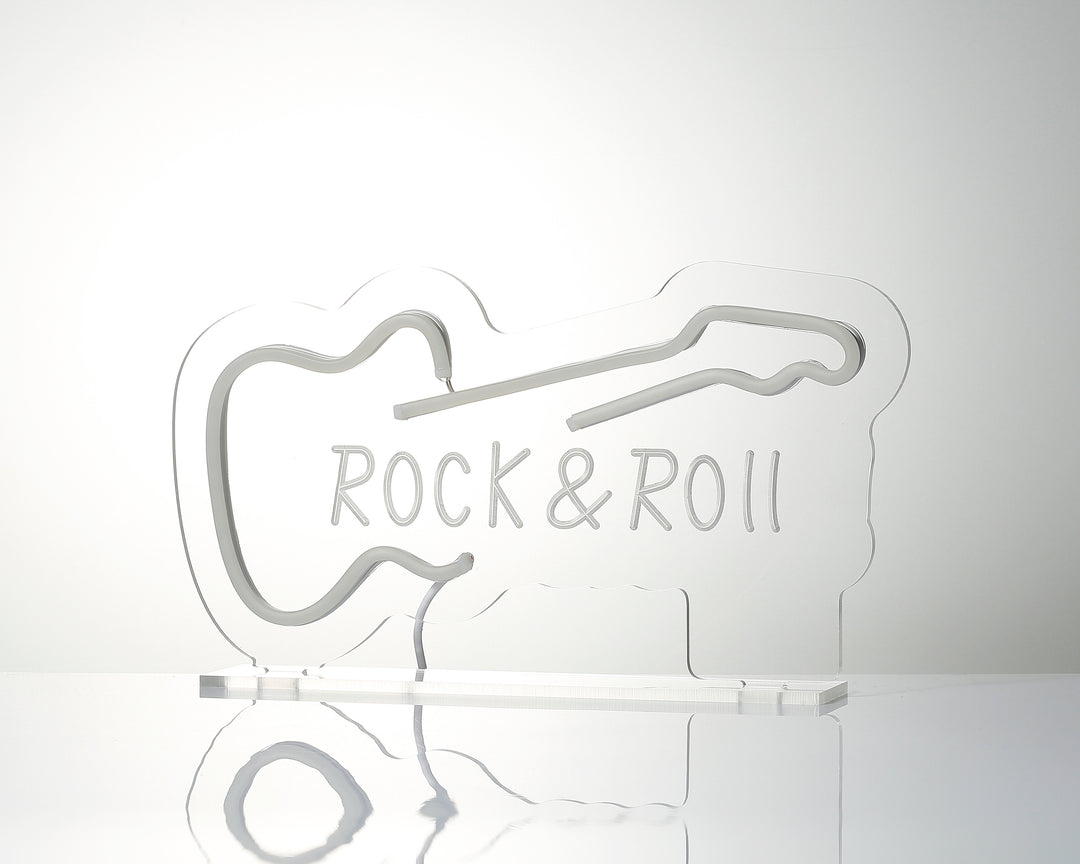 "Rock Roll" Enseigne Néon LED Pour Bureau