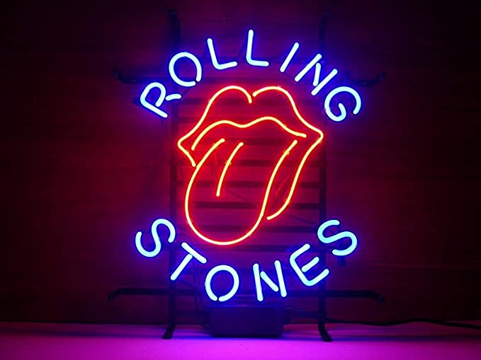 "Rolling Stones" Enseigne Lumineuse en Néon