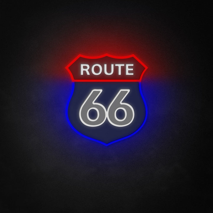 "Route 66" Neon Like
