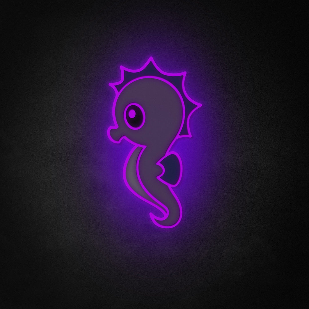 "Hippocampe Art" Neon Like