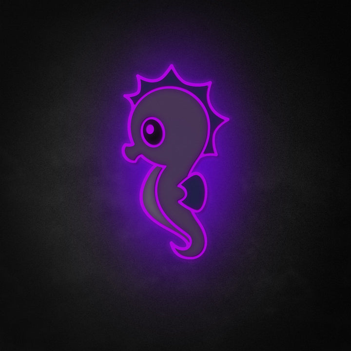 "Hippocampe Art" Neon Like