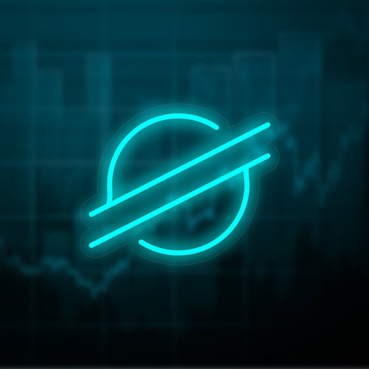 "Logo Stellar Xlm" Enseigne Lumineuse en Néon