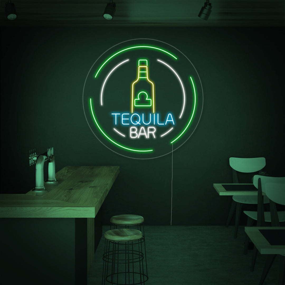 "Tequila Bar" Enseigne Lumineuse en Néon