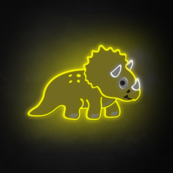 "Triceratops" Neon Like