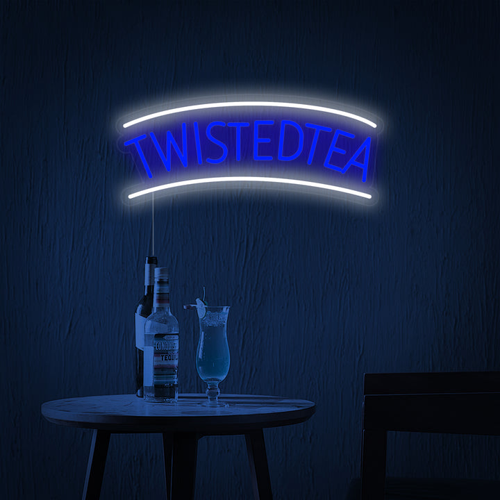"Bar À Bière Twisted Tea Vintage" Enseigne Lumineuse en Néon