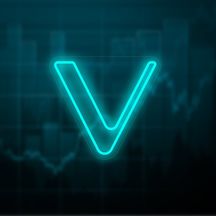 "Logo Vet Vechain" Enseigne Lumineuse en Néon