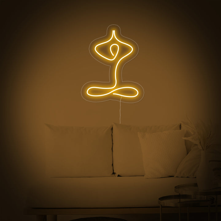 "Yoga" Enseigne Lumineuse en Néon