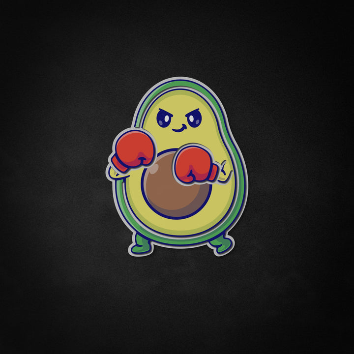 "Boxe d'avocat mignon" Neon Like