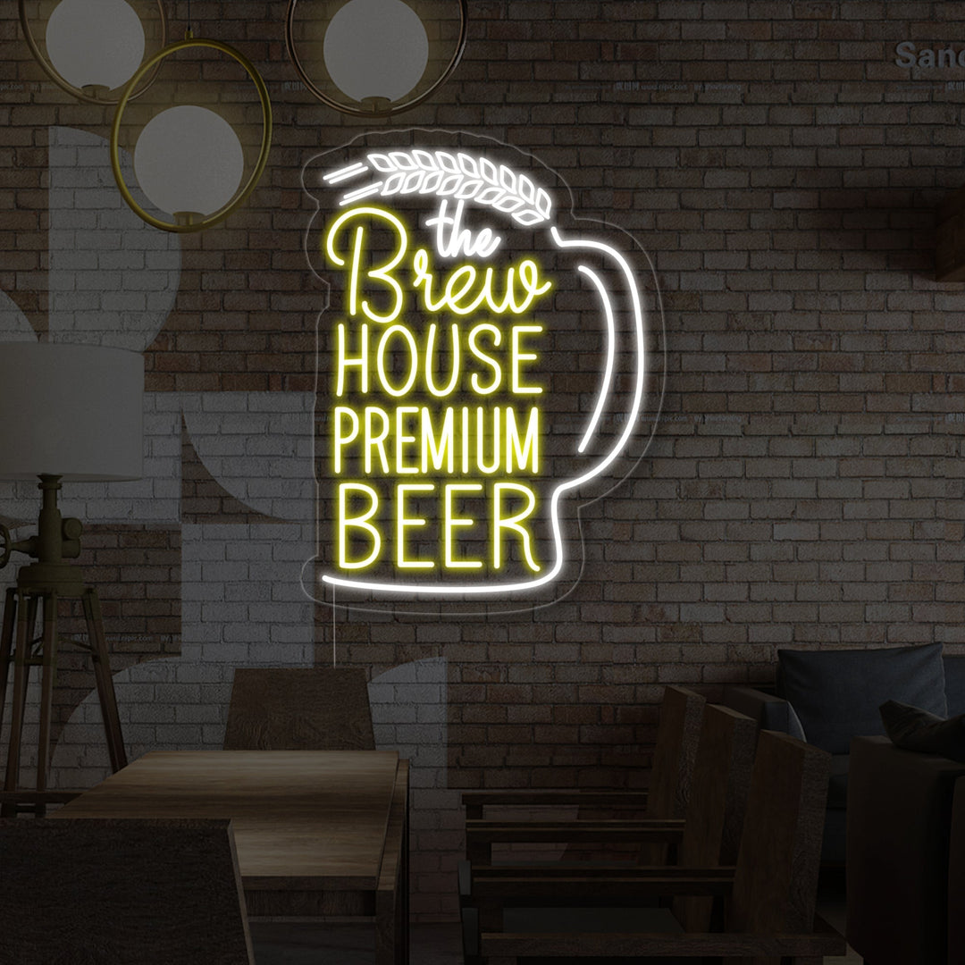 "the Brew House Premium Beer" Lumineuse en Néon
